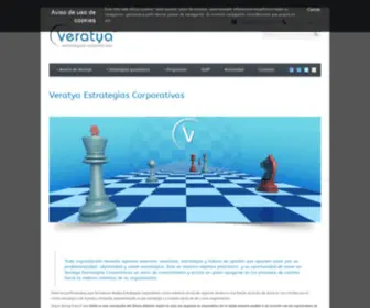 Veratya.com(Veratya Estrategias Corporativas Veratya Estrategias Corporativas) Screenshot