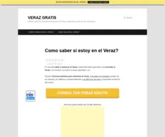 Verazgratis.org(VERAZ GRATIS) Screenshot