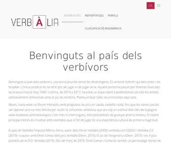Verbalia.com(Entrevistes) Screenshot