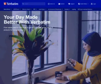 Verbatim-Europe.com(Offizielle Website für preisgekrönte Verbatim) Screenshot