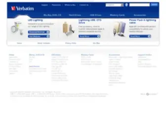 Verbatim.com.sg(Official site for Verbatim products in Australia and NZ) Screenshot