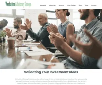 Verbatimadvisory.com(Verbatim Advisory Group) Screenshot