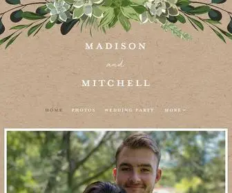 Verbetenwarnerwedding.com(Madison & Mitchell) Screenshot