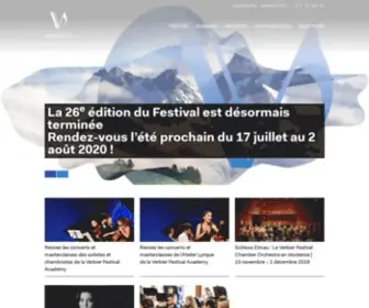 Verbierfestival.com(Verbier Festival) Screenshot