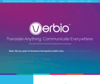 Verbiovideo.com(Verbio Group) Screenshot