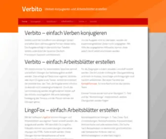 Verbito.net(Verben konjugieren mit Verbito) Screenshot