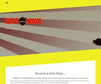 Verbninja.com(Verbninja) Screenshot