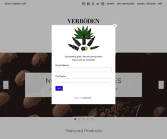 Verbodenx.com(VERBÖDEN) Screenshot