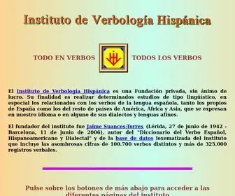 Verbolog.com(INSTITUTO DE VERBOLOGÍA HISPÁNICA) Screenshot