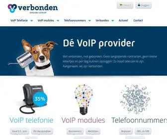 Verbonden.nl(De VoIP provider) Screenshot