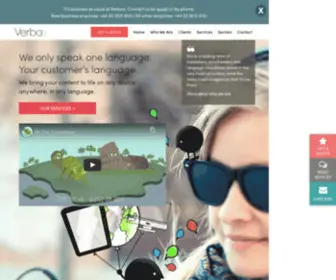 Verboo.co.uk(Language services for any market and platform) Screenshot