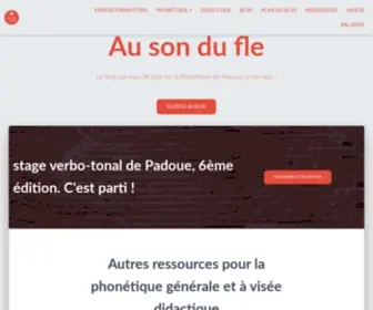 Verbotonale-Phonetique.com(Accueil) Screenshot