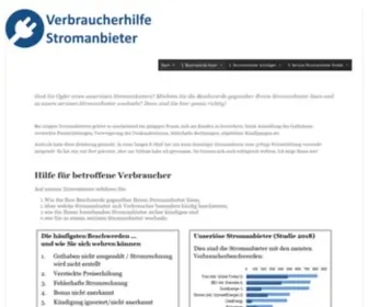 Verbraucherhilfe-Stromanbieter.de(Guthaben) Screenshot