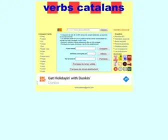 Verbscatalans.com(Conjugar els verbs catalans) Screenshot