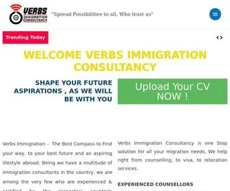 Verbsimmigration.com("Spread Possibilities to all) Screenshot