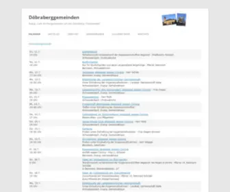 Verbundgemeinden.de(Döbraberggemeinden) Screenshot