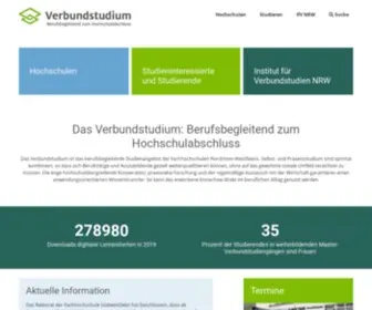 Verbundstudium.de(Das Verbundstudium) Screenshot