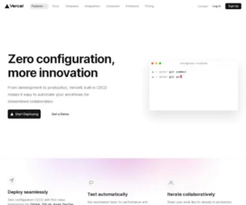 Vercel.live(Develop) Screenshot