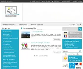Vercheny.fr(Site officiel de la commune) Screenshot