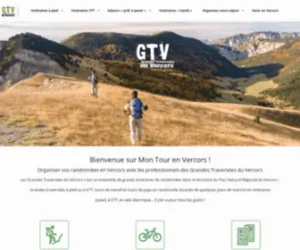 Vercors-GTV.com(Grandes Traversees du Vercors) Screenshot