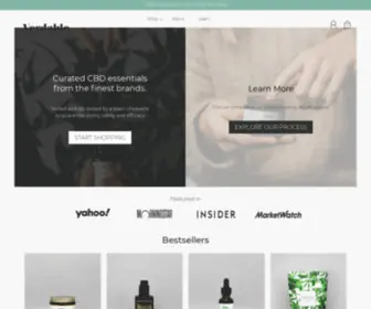 Verdable.com(Curated Hemp Essentials for Wellness & Beauty) Screenshot