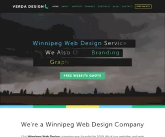 Verdadesign.com(Winnipeg Web Design) Screenshot