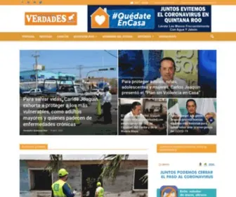 Verdadesquintanaroo.com(Verdades Quintana Roo) Screenshot