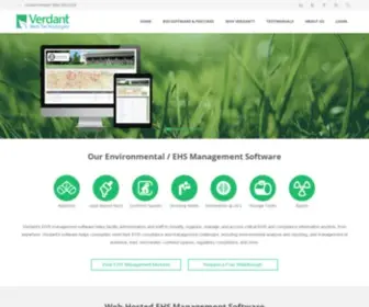 Verdantwebtech.com(EHS Management Software) Screenshot