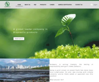 Verdastro.com(Innovating Green Reality) Screenshot