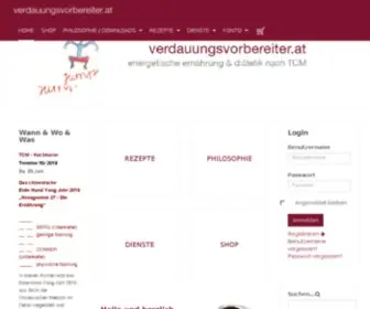 Verdauungsvorbereiter.at(Energetische Ernährung nach TCM) Screenshot