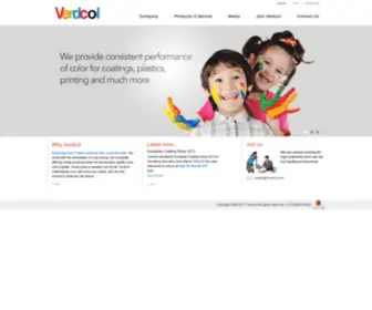 Verdcol.com(We add color to your business) Screenshot