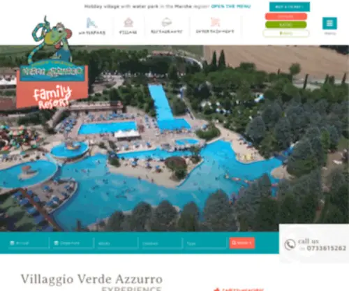 Verdeazzurrovacanzemarche.it(Villaggio vacanze nelle Marche con parco acquatico) Screenshot