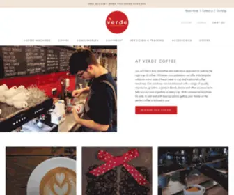 Verdecoffee.com(Verde Coffee) Screenshot