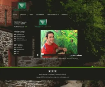 Verdegroupfilms.com(Branded Content Creators) Screenshot