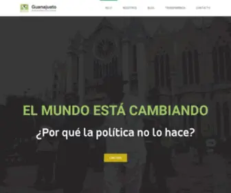 Verdeguanajuato.com(Partido Verde Guanajuato) Screenshot