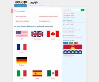 Verdensflagg.no(Verdens flagg) Screenshot