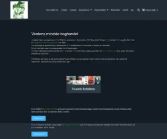 Verdensmindsteboghandel.com(Verdens mindste boghandel Aps) Screenshot