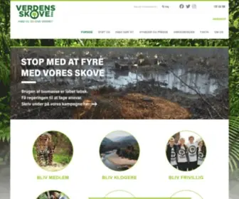 Verdensskove.org(Verdens Skove) Screenshot