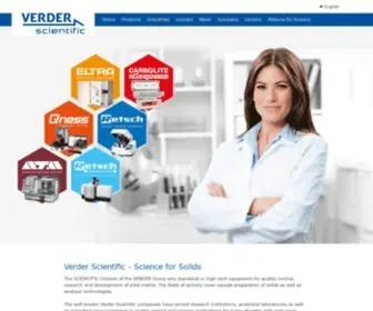 Verder-Scientific.com(Verder Scientific) Screenshot