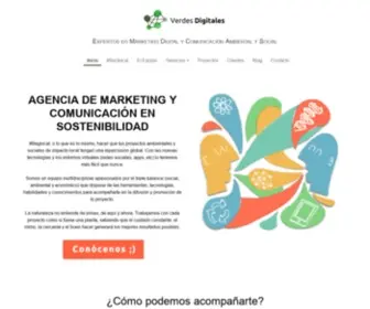 Verdesdigitales.com(Agencia de marketing y comunicación) Screenshot