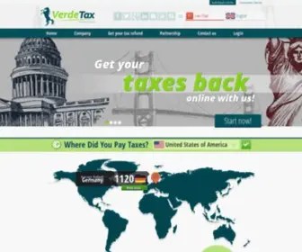Verdetax.com(Income Tax Refund) Screenshot