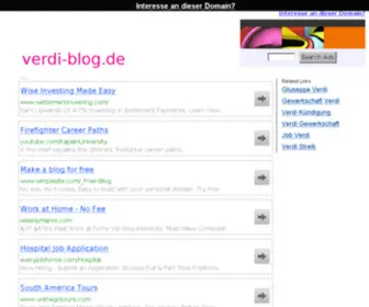 Verdi-Blog.de(Verdi Blog) Screenshot