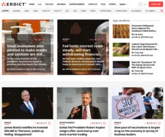 Verdict.org(VERDICT is a social networking platform) Screenshot