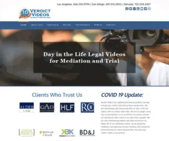 Verdictvideos.com(Day in the Life Legal) Screenshot