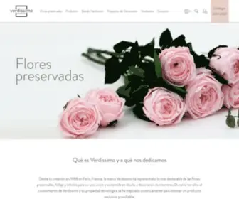 Verdissimo.com(Flores preservadas) Screenshot