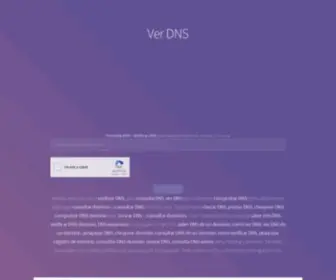 Verdns.com(Consultar el estado de tus DNS) Screenshot