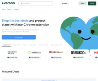 Verdoo.com(Sustainable Shopping) Screenshot