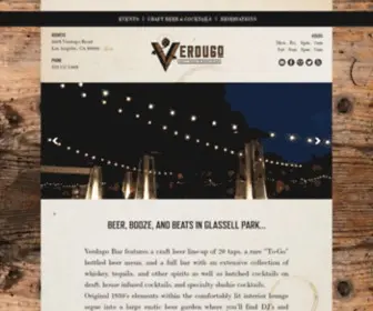 Verdugobar.com(Verdugo Bar) Screenshot