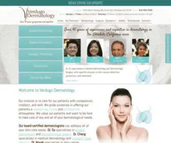 Verdugodermatology.com(Verdugo Dermatology) Screenshot