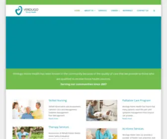 Verdugohomehealth.com(Verdugo Home Health) Screenshot